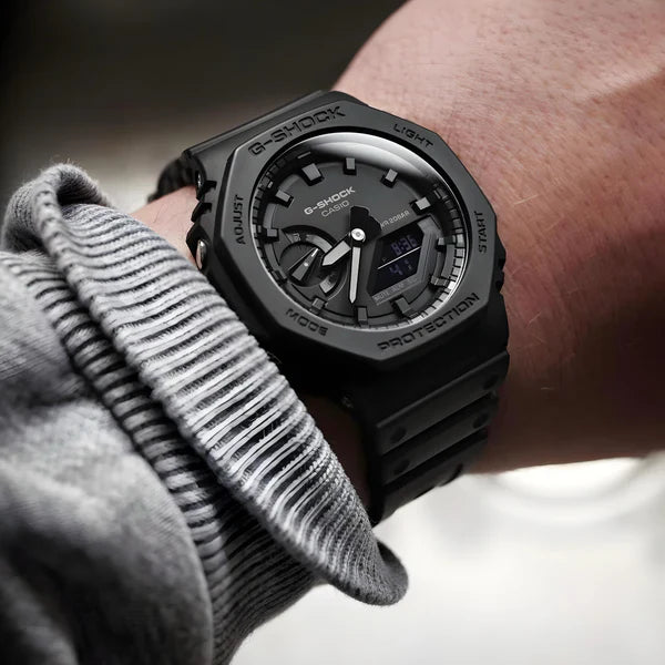 New SHOCK-2100-Full Black Edition Watch